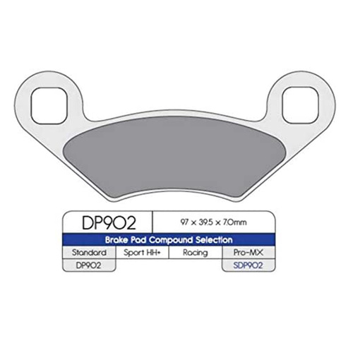 DP902 SINTERED BRAKE PADS (FA159|FDB2055)