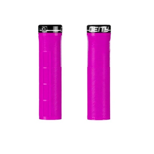 Deity Knuckleduster Lock On Grips - Pink
