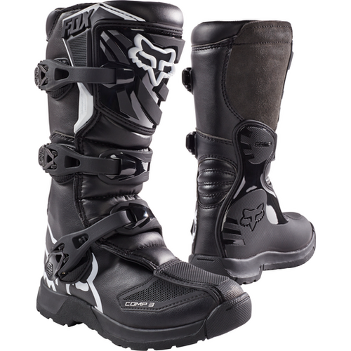 Fox Comp 3 Youth Boots - Black