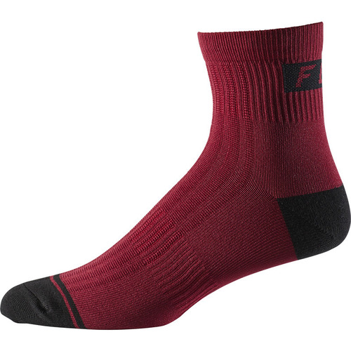 Fox 4" Trail Sock - Chili Red