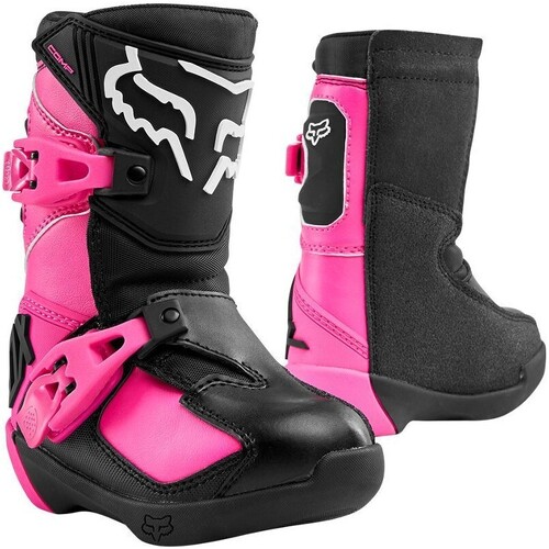Fox Comp Kids Boots - Black/Pink
