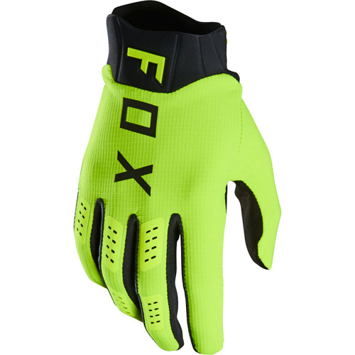 Fox 2021 Flexair Gloves Fluro Yellow 
