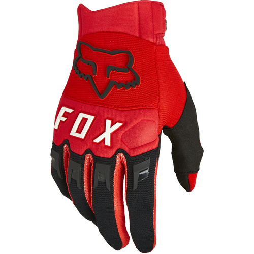 Fox 2021 Dirtpaw Gloves - Fluro Red