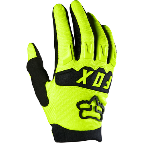 Fox 2023 Youth Dirtpaw Gloves - Flo Yellow