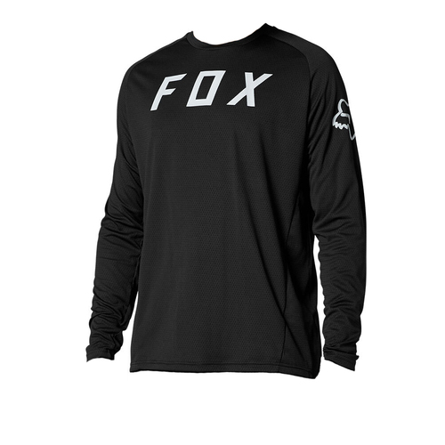 Fox MTB Defend Long Sleeve Jersey - Black