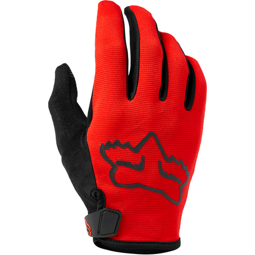 Fox Youth Ranger Gloves - Flo Red
