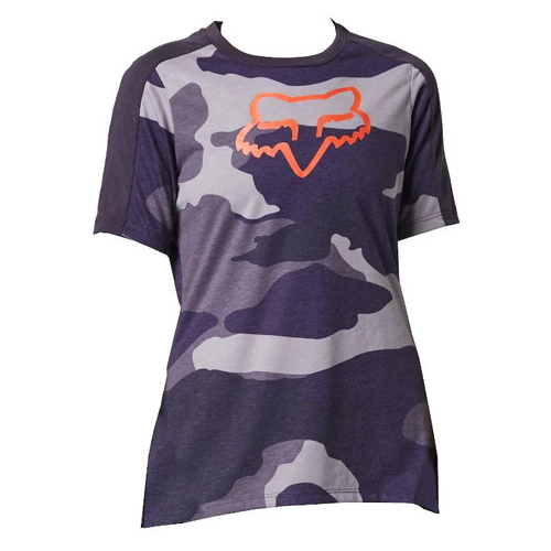 Fox Womens Ranger Dri-Release Short Sleeve MTB Jersey - Dark Purple