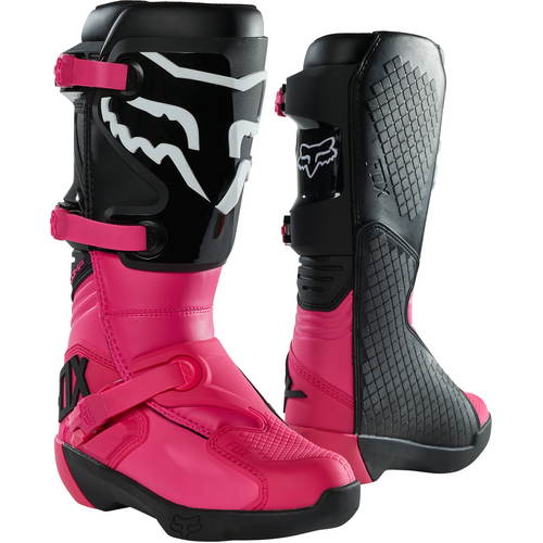 Fox Womens Comp Boots - Black/Pink