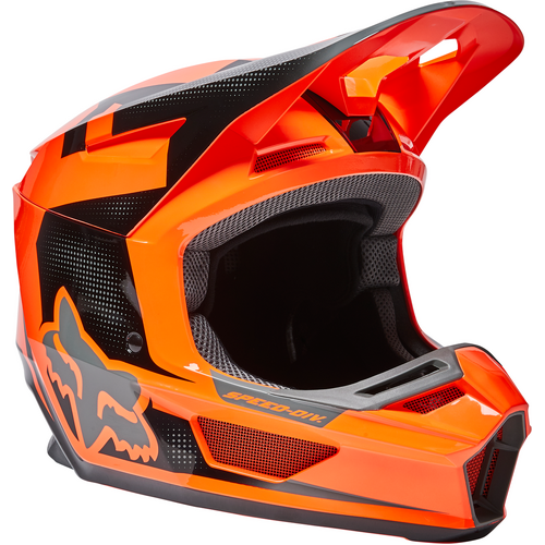 Fox V2 DIER Helmet - Fluro Orange