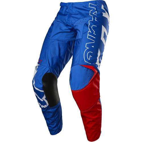 Fox 2022 Youth 180 Skew Pants - White/Blue/Red
