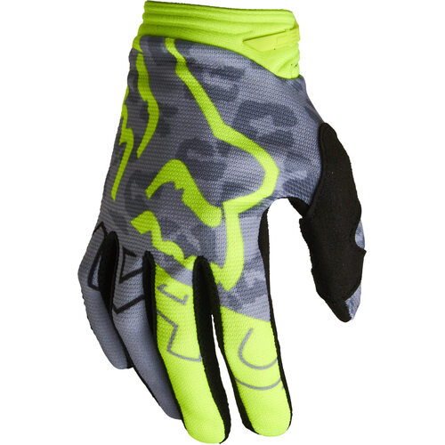 Fox 2022 Youth Girls 180 Skew Gloves - Fluro Yellow