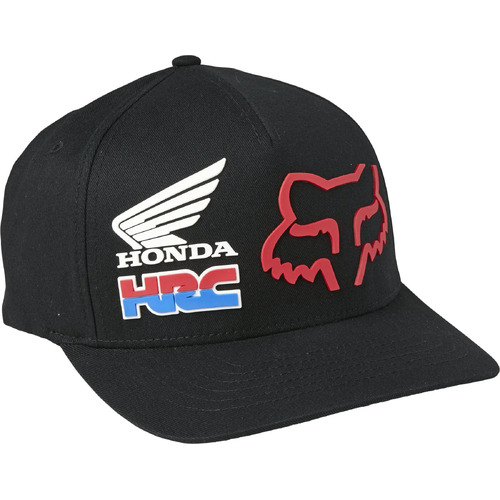 Fox Honda HRC Flexfit Hat - Black