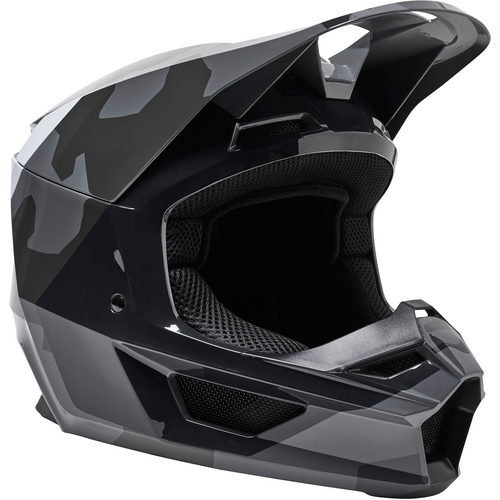 Fox 2022 V1 Bnkr Helmet - Black Camo
