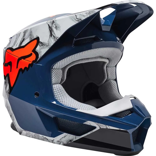 Fox 2022 V1 Karrera Helmet - Dark Indigo