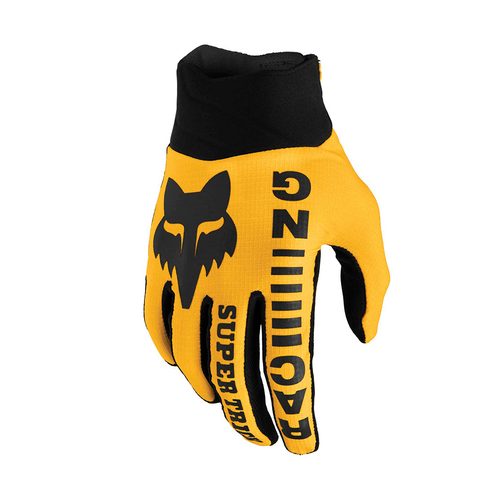 Fox 360 Super Trick Limited Edition Mens Gloves - Black/Yellow