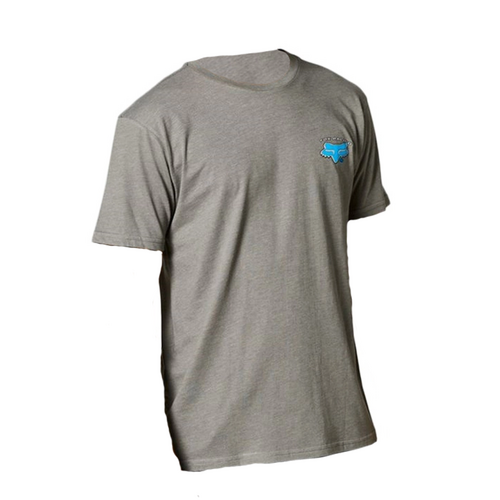 Fox Brushed Premium Short Sleeve T-Shirt - Heather Grey
