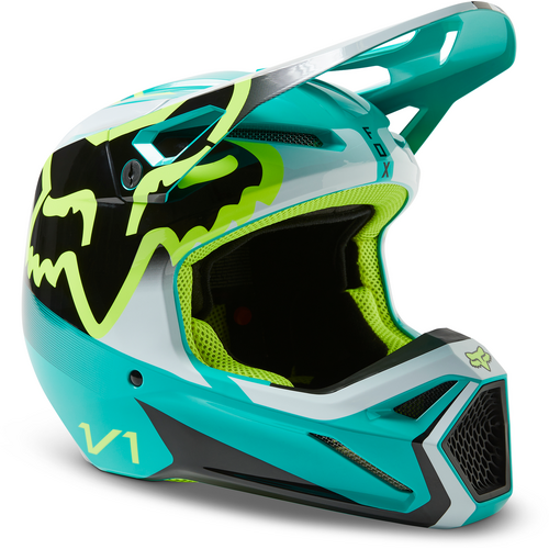 Fox 2023 V1 LEED Helmet - Teal