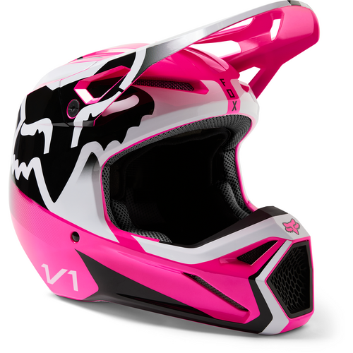 Fox 2023 Youth V1 LEED Helmet - Pink