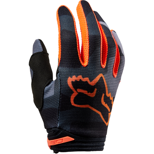 Fox 2023 Youth 180 Bnkr Gloves - Grey Camo