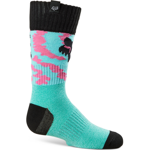 Fox 2023 Youth 180 NUKLR Socks - Teal