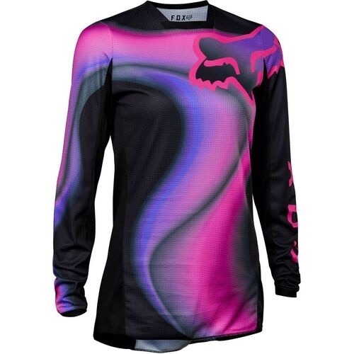 Fox Womens 180 Toxsyk MX Jersey - Black/Pink - Size XL