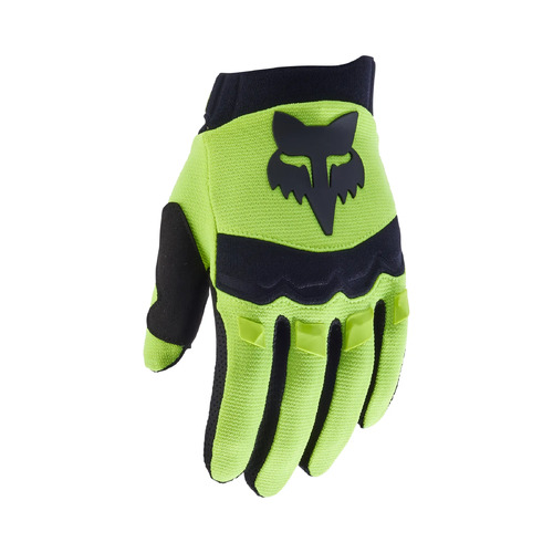 Fox 2024 Youth Dirtpaw Gloves - Fluro Yellow