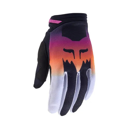 Fox 2024 Youth 180 Flora Gloves - Black/Pink