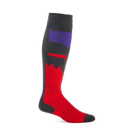 Fox 180 Flora Sock - Grey/Red