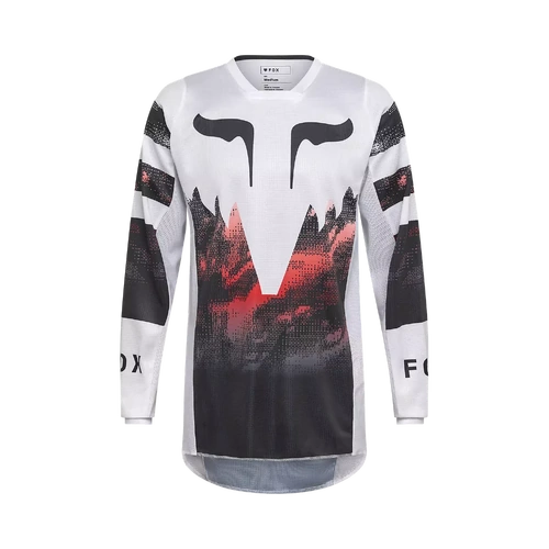 Fox 2026 180 Kairos MX Jersey - White/Fluro Red