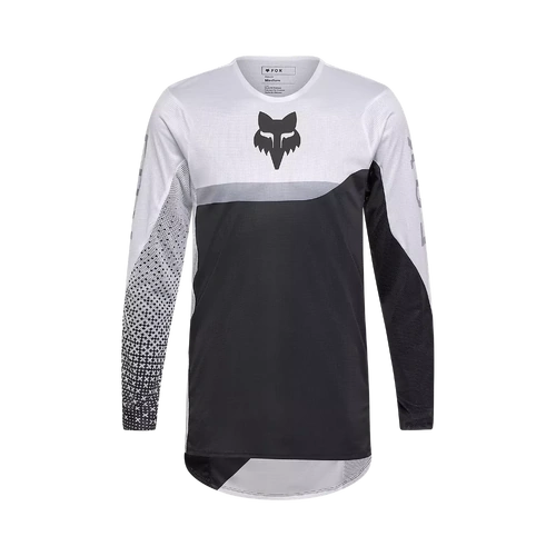 Fox 2026 Flexair Fracture MX Jersey - White/Black