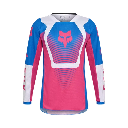 Fox 2026 Youth 180 Collect MX Jersey - Blue/Pink