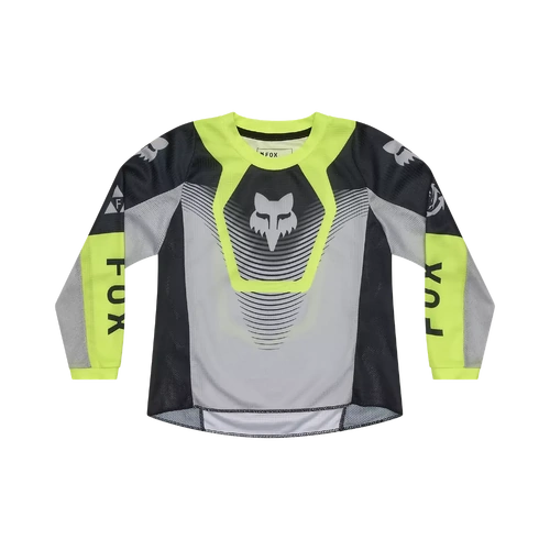 Fox 2026 Kids 180 Collect MX Jersey - Grey/Yellow