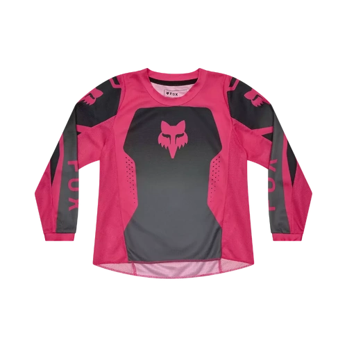 Fox 2026 Kids Girls 180 Shield MX Jersey - Black/Pink