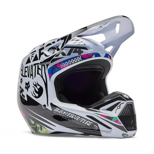 Fox 2026 V1 Image Cosmo MX Helmet - White/Black