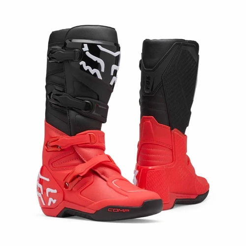 FOX COMP BOOTS BLACK/RED