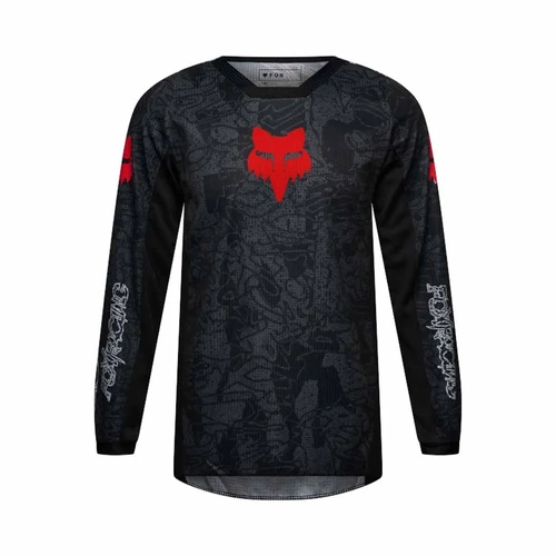 Fox 2027 Youth 180 Abyss Jersey - Black