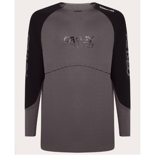 Oakley Maven Scrub Long Sleeve Jersey - Black / Grey