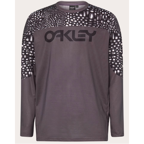Oakley Maven Coast Long Sleeve Jersey - Distorted Frogskin Black