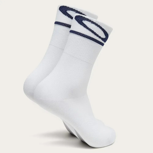 Oakley Cadence Cycling Socks - White / Blue