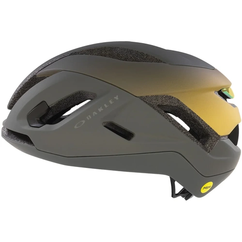 Oakley Aro5 Race Helmet Dark Grey / Light Curry - S