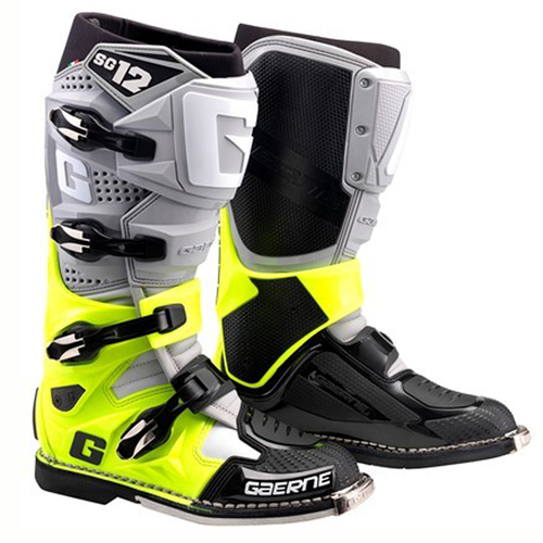 Gaerne SG-12 Boots Grey/Yellow/Black 