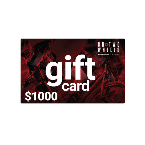 On Two Wheels Gift Card - $1000