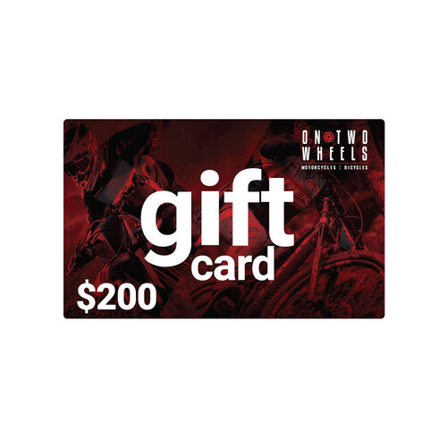 On Two Wheels Gift Card - $200