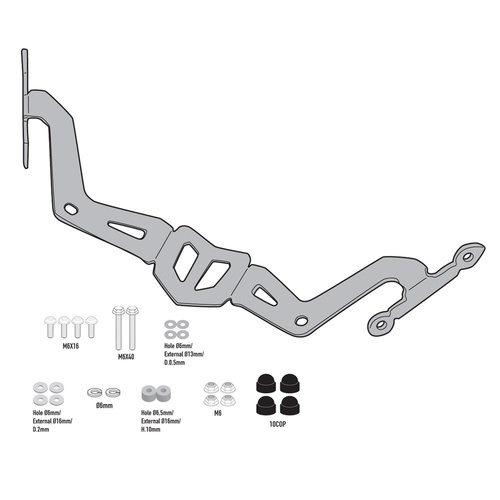 GIVI SPECIFIC WINDSCREEN FITTING KIT - YAMAHA MT-03 321 20-24 (NEEDS SCREEN 4128S)