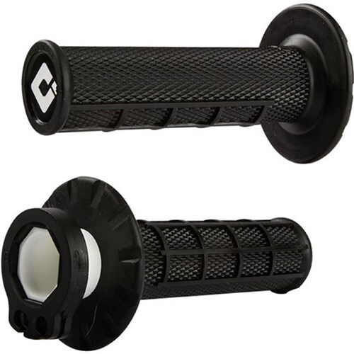 ODI MX Half Waffle Lock on Grips Black - 2 ST / 4 ST