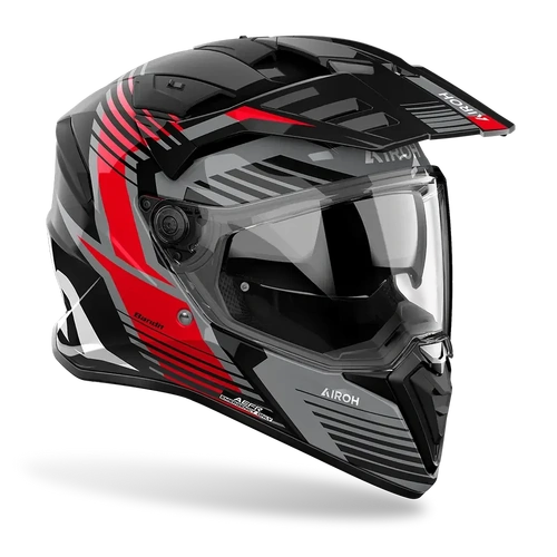 Airoh Bandit Helmet - Spicy Gloss Red