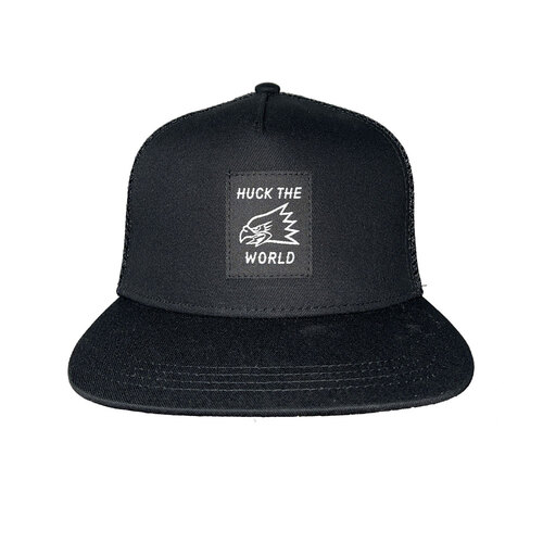 Huck The World HTW Eagle Trucker Black