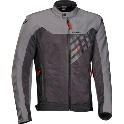 Ixon Orion Textile Jacket - Anthracite/Grey/Red