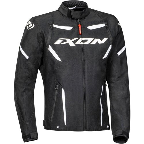 Ixon Striker Textile Jacket - Black/White