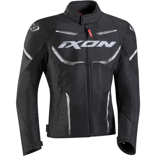 Ixon Striker Air WP Textile Jacket - Black/White